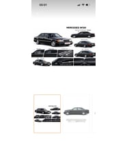Mercedes E Klasse W124 1984-1995 Krom Cam Çıtası Paslanmaz Çelik 4 Parça