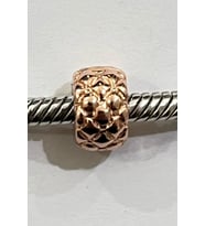 Rose Desenli Ufak Klips Charm