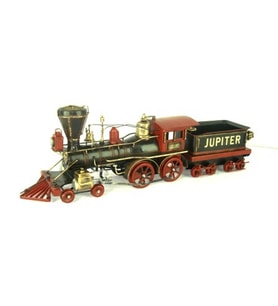 Jayland Metal Eskitilmiş Retro Klasik Jupiter Tren-Jayland Serisi-54,5*11*18,5 CM