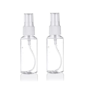 SPELT 30 ml Şeffaf Sprey Şişesi Boş Pet Şişe Kozmetik Atomizer 2'li