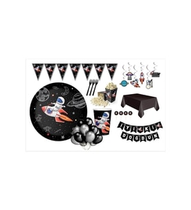 Uzay Kovboyu Temalı Set 8 Kişilik