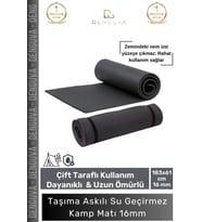 #YogaMatı Taşıma Askılı Dayanıklı Uzun Ömürlü Konfor Serisi Pilates Yoga Minderi 16mm Kamp Matı