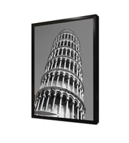 Pisa Kulesi Çerçeveli Mdf Tablo