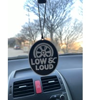 Dikiz Aynası Süsü – Low & Loud! - Çift Yönlü 3D Baskı, Plastik, Cam Çizmez