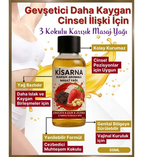 Cinsellik Masaj Yağı Gevşetici Rahatlatıcı Çikolata Çilek Jojaba Karışık Aromalı Mix