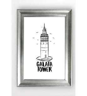 GÜMÜŞ ÇERÇEVELİ TABLO A1357