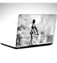 Saksafon Laptop Sticker 10 İnch (25X19CM)