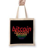 Bitcoin Rainbow Cascade Colour Logo Bez Çanta Uzun Saplı