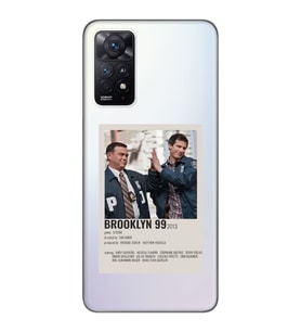 Xiaomi Redmi Note 12 PRO 4G Uyumlu Brooklyn 99 Tasarımlı Şeffaf Telefon Kılıfı