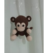 Amigurumi Oyuncak Maymun (Kahverengi)