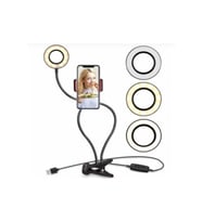 Akrobat Telefon Tutucu Led Masa Lambası Ring Light Youtuber Stüdyo Işığı