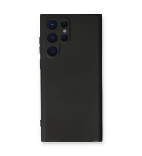 Samsung Galaxy S24 Ultra Kılıf Nano içi Kadife Silikon - Siyah