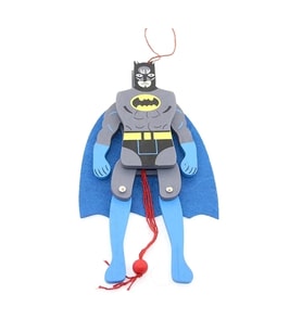 Ahşap Salanan Batman Figürü Alk1193 (Çok Renkli)