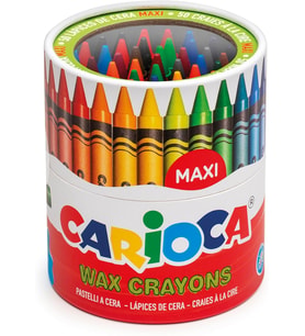 Carioca Wax Maxı Yıkanabilir Pastel Boya Kalemi 50'Li