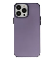 iPhone 14 Pro Max Kılıf Modos Metal Kapak - Mor