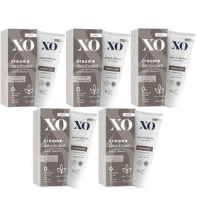 XO Krem Deodorant 75ML Unisex Pure & Effective Kokusuz (5 Li Set)