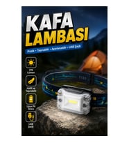 USB Şarjlı Kafa Lambası LED Fener Ayarlanabilir Taşınabilir Kamp ve Tamir Işığı