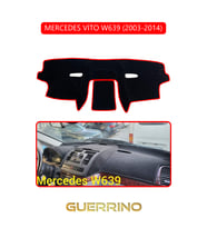 MERCEDES VİTO W639 2003-2014TORPİDO KORUMA HALISI KIRMIZI KENAR