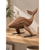 Balina Dekoratif Biblo - 22cm Büyük Boy