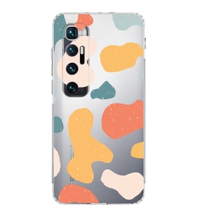 Xiaomi  Mi 10 Ultra  Kamera Korumalı Kapak Grunge Tasarımlı Şeffaf  Kılıf