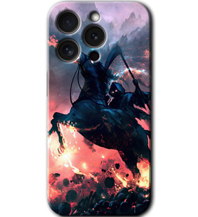 iPhone 15 Pro Uyumlu Kılıf HD Desen Baskılı Arka Kapak - Bloodhorne