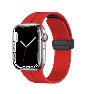 Apple Watch 40mm Uyumlu Kordon Silikon Metal Mıknatıslı Toka Zore KRD-84 Kayış