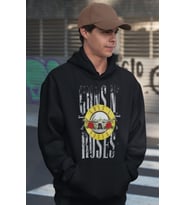 Guns N' Roses Rock Metal Baskılı Unisex Oversize Müzik Grubu Hoodie