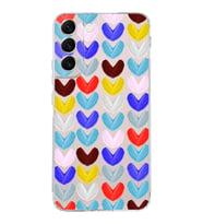 PrintiFy Samsung Galaxy S22 Plus ile Uyumlu 1mm Slim Fit Water Color 1 Baskılı Şeffaf  Kılıf