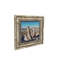 Kapadokya Baskılı Taş Tablo 25X25