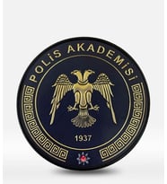 ''POLİS AKADEMİSİ'' POMEM Arması 3d Plastik, 2025 Yeni Tip, Cırtlı, 1. Kalite (Çok Renkli)