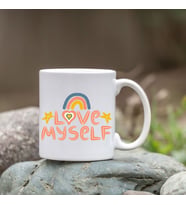 Kendimi Seviyorum Bardağı - I Love Myself Glass