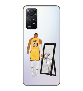 Xiaomi Redmi Note 12 PRO 4G Uyumlu Lebron James Goat Tasarımlı Şeffaf Telefon Kılıfı