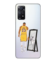 Xiaomi Redmi Note 12 PRO 4G Uyumlu Lebron James Goat Tasarımlı Şeffaf Telefon Kılıfı