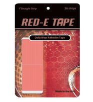 True Tape Red-E Tape Protez Saç Bandı Düz Geniş 1"Straight (2.5 Cm X 7.5 Cm) 36 Adet