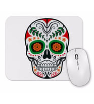 Renkli Ve Desenli Kuru Kafa Skull Mouse Pad