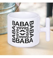 Baba Yazılı Babalar Gününe Özel Baskılı T Kupa Bardak