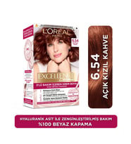 Loreal Excellence Creme Saç Boyası 6.54 Açık Kızıl Kahve
