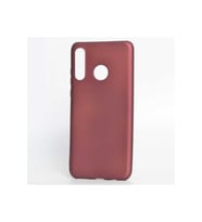 Huawei P30 Lite Uyumlu Kılıf Zore Premier Silikon Kapak (Mürdüm)