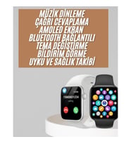 Mey İthalat® 1.83 İnç Akıllı Saat Android ve İOS Uyumlu Çağrı Cevaplayabilen Adımsayar GPS Takibi
