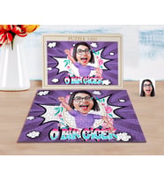 BK Gift Kişiye Özel O Bir Çiçek Karikatürlü 1000 Parça Profesyonel Puzzle-3