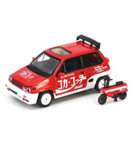 1:64 Diecast Coca-Cola Honda City Turbo ll Inno Model Araba (Çok Renkli)