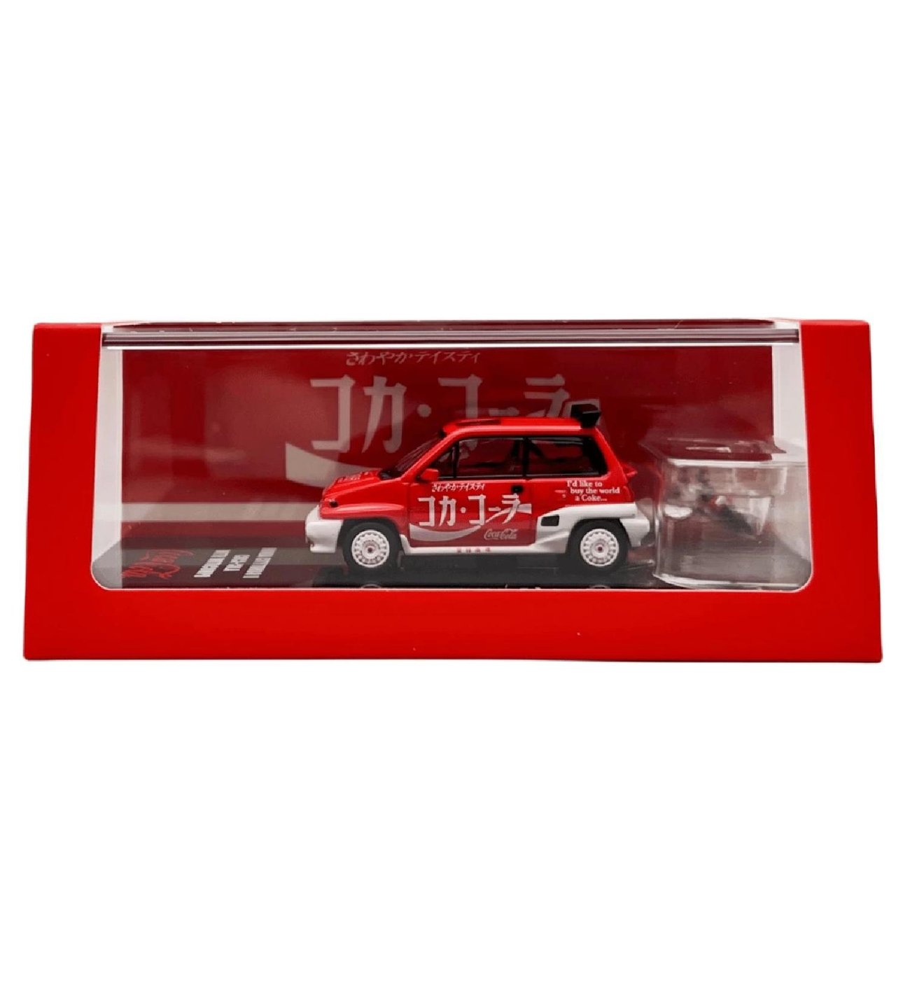 1:64 Diecast Coca-Cola Honda City Turbo ll Inno Model Araba