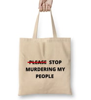 PLEASE STOP MURDERING MY PEOPLE Ma’Khia Bryant Bez Çanta Uzun Saplı