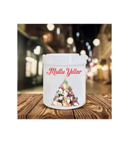 Yılbaşı Noel Temalı Baskılı Seramik Şık Küllük