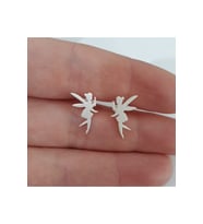 Peri Tinker Bell Model Gümüş Minimal Küpe