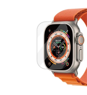 Apple Watch Ultra 49mm Uyumlu Zore Akıllı Saat Cam Ekran Koruyucu (Renksiz)