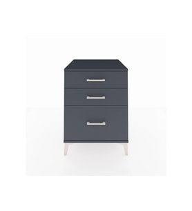 Kronos Komodin 3 Çekmeceli 60x59x80 Antrasit-Antrasit