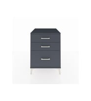 Kronos Komodin 3 Çekmeceli 60x59x80 Antrasit-Antrasit