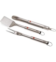 Joseph Joseph Grillout 3 Parçalı Paslanmaz Çelik Mangal Gereci Seti, Çevirici, Maşa Ve Çatal, Kompak