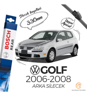 Bosch Rear Arka Silecek Volkswagen Golf 5 2006-2008 ile uyumlu